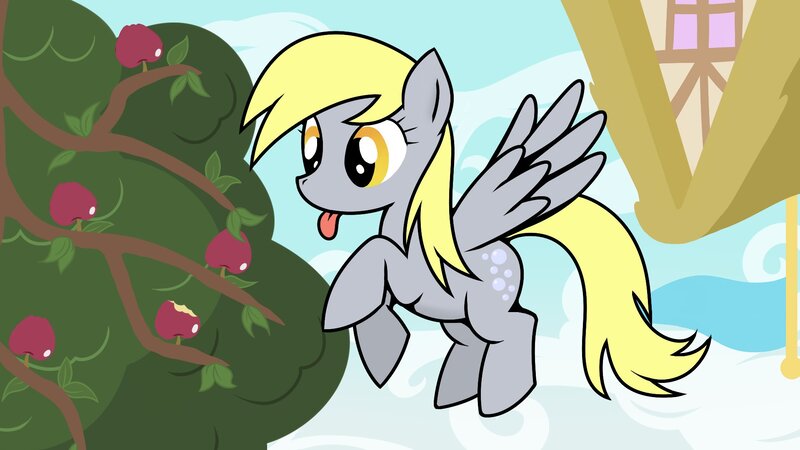 Grey Pegasus Pony — Playful