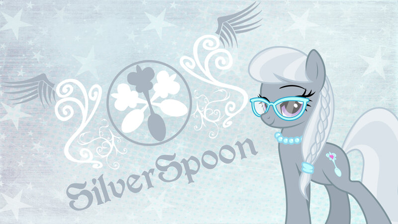 Grey Pony with Glasses