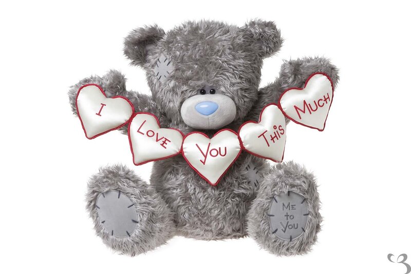 Grey Teddy Bear — Affectionate