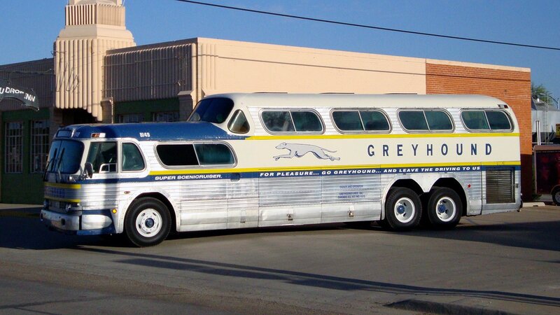 Greyhound Bus — Silver