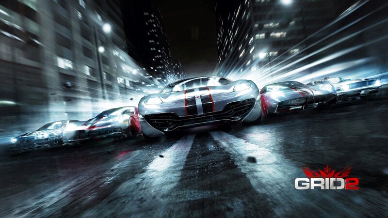 Grid 2 racing game art