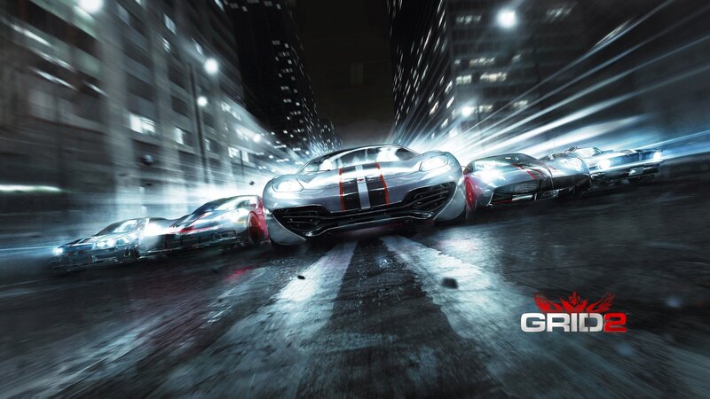 Grid 2 racing game art