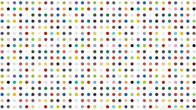 Grid of Colored Dots