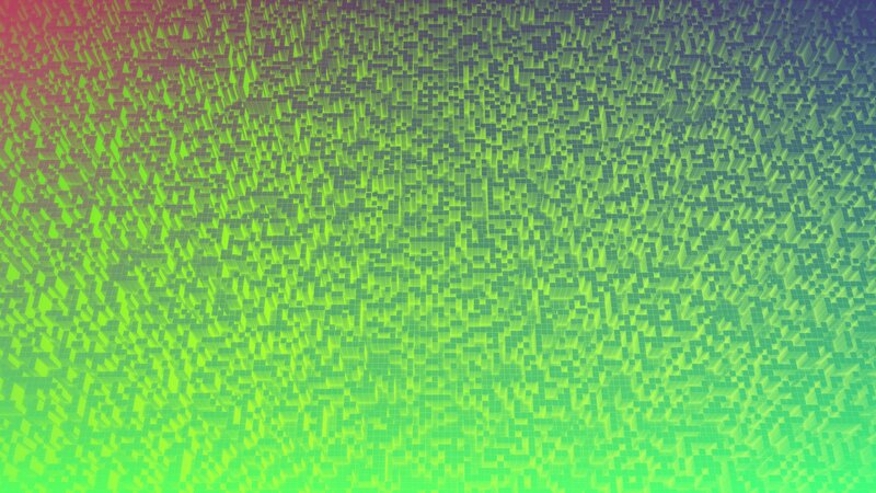 Grid of Glowing Cubes