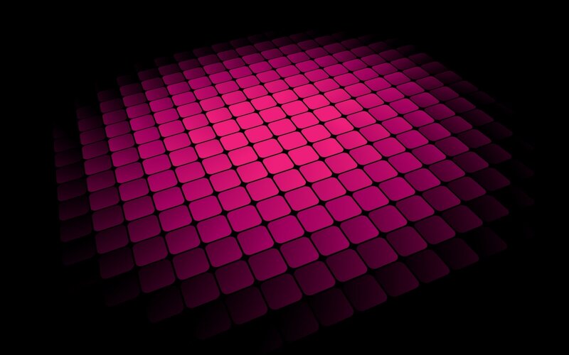 Grid of Glowing Squares