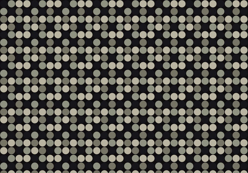 Grid of Gray Circles