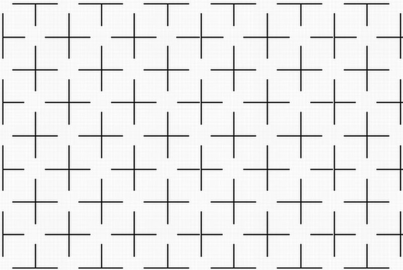 Grid of Plus Signs