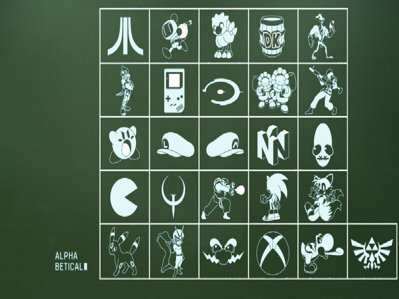 Grid of Video Game Icons