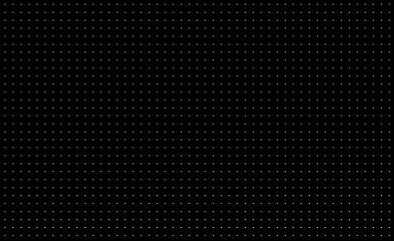 Grid of White Dots — Black