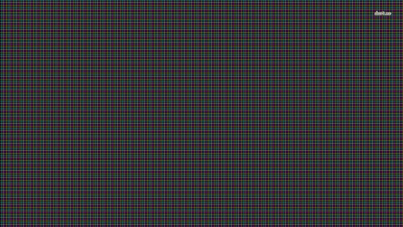 Grid Pattern on Screen