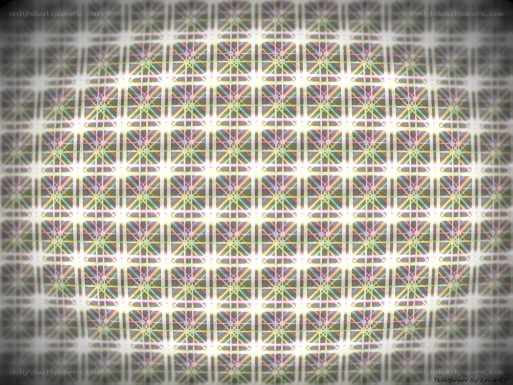 grid pattern with light effects