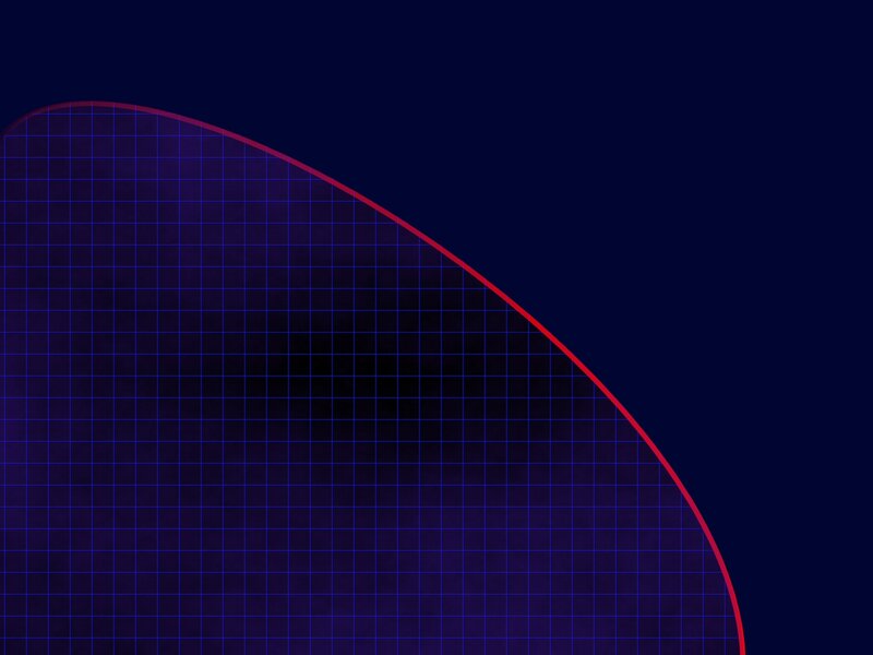 Grid Pattern with Red Outline