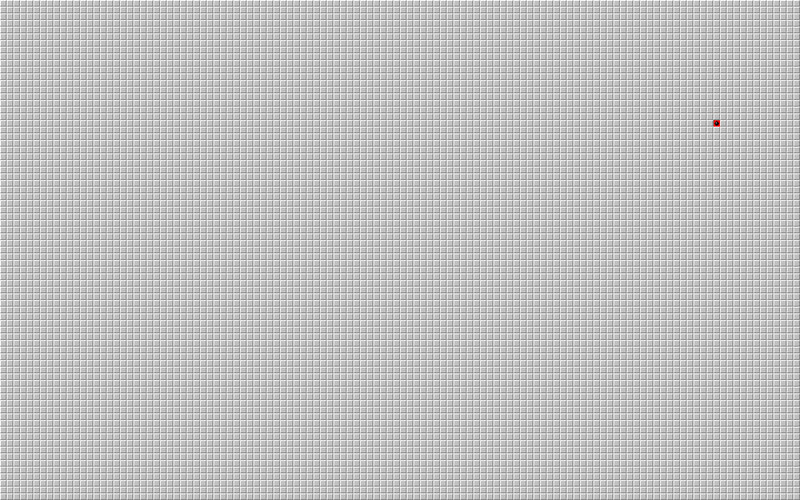 grid with red dot