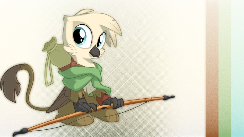 Griffin Character with Bow