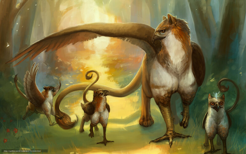 Griffin Family in Forest — Brown