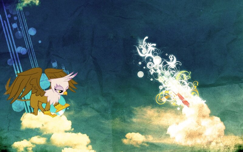 griffin on a cloud