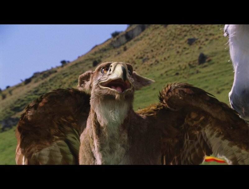 Griffin with Open Beak — Brown