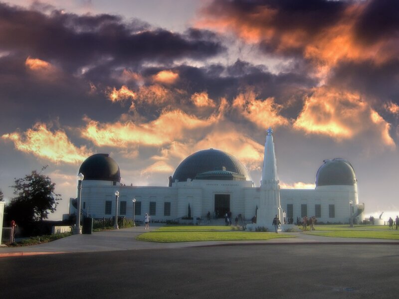 Griffith Observatory at sunset