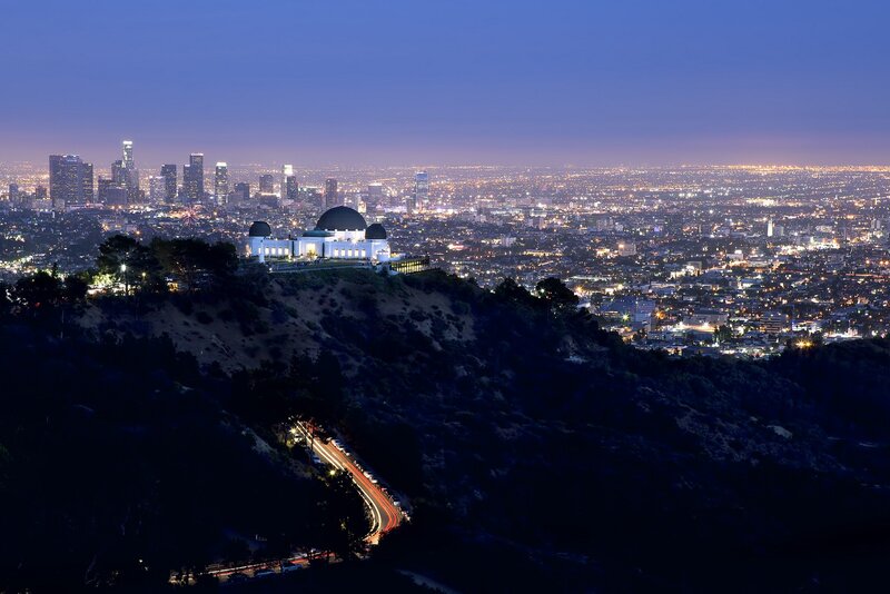 Griffith Observatory — Blue