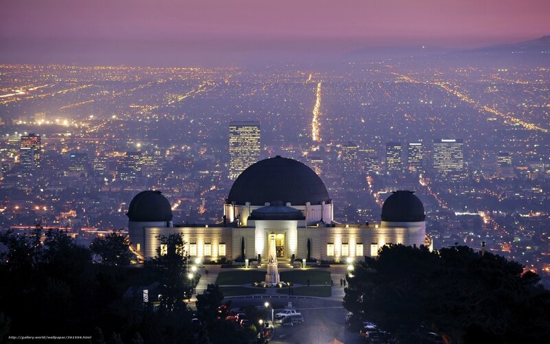 Griffith Observatory — Purple