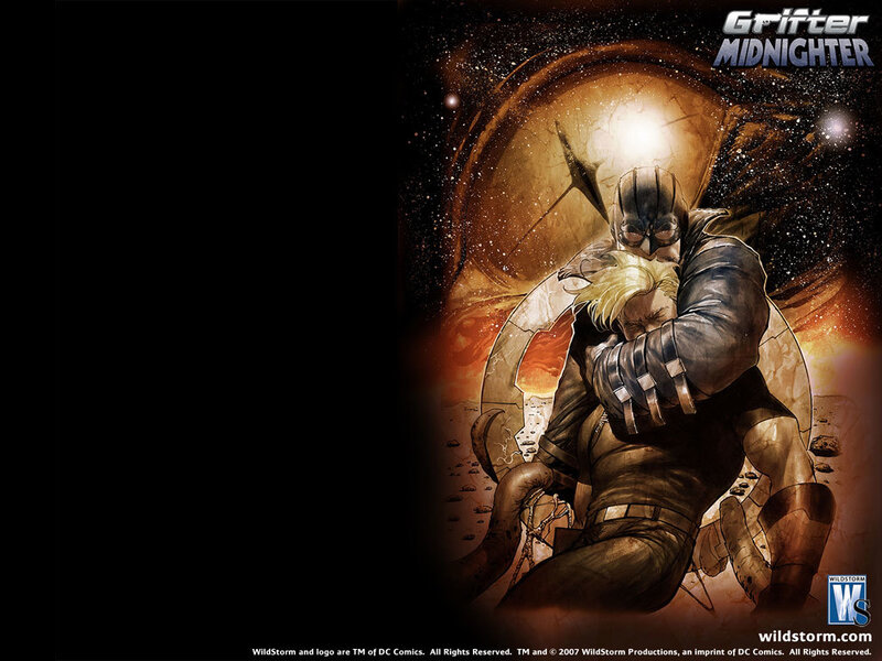 Grifter and Midnight embrace