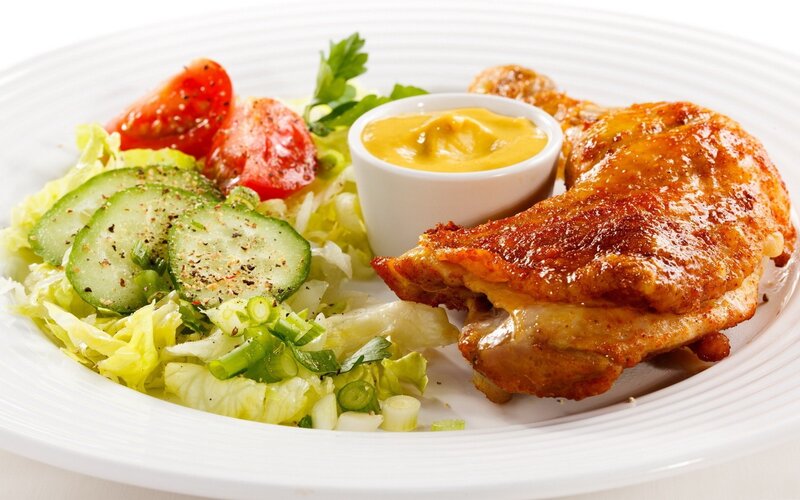 Grilled Chicken Leg — White