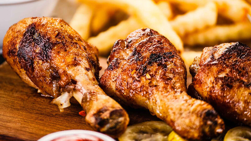 Grilled Chicken Legs — Brown
