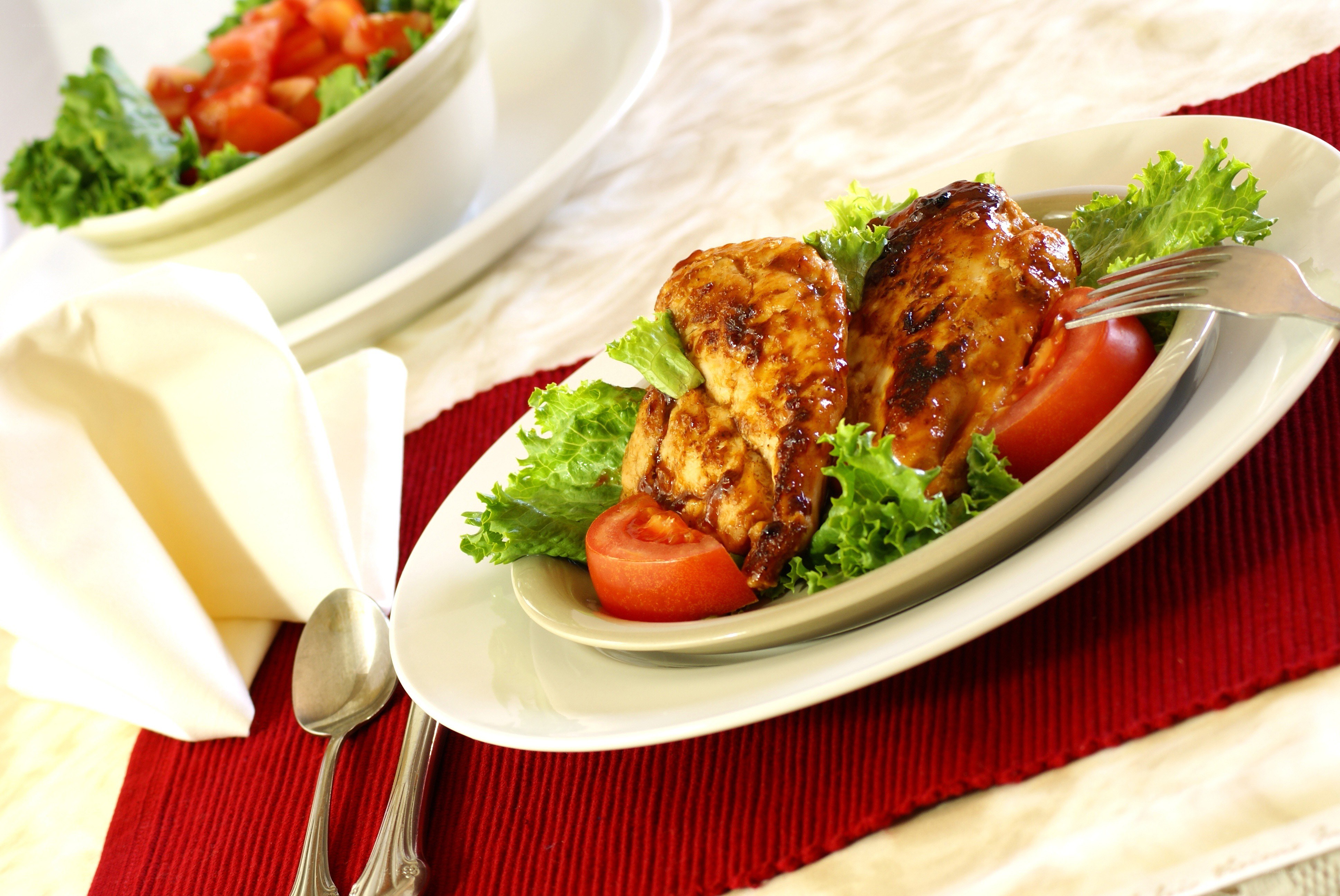 Grilled chicken salad