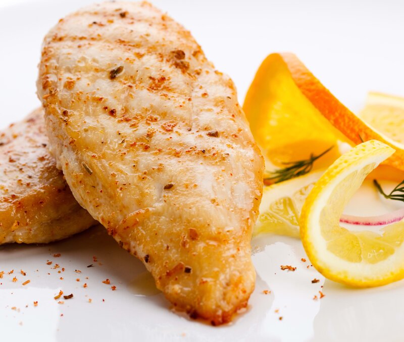 Grilled chicken with citrus