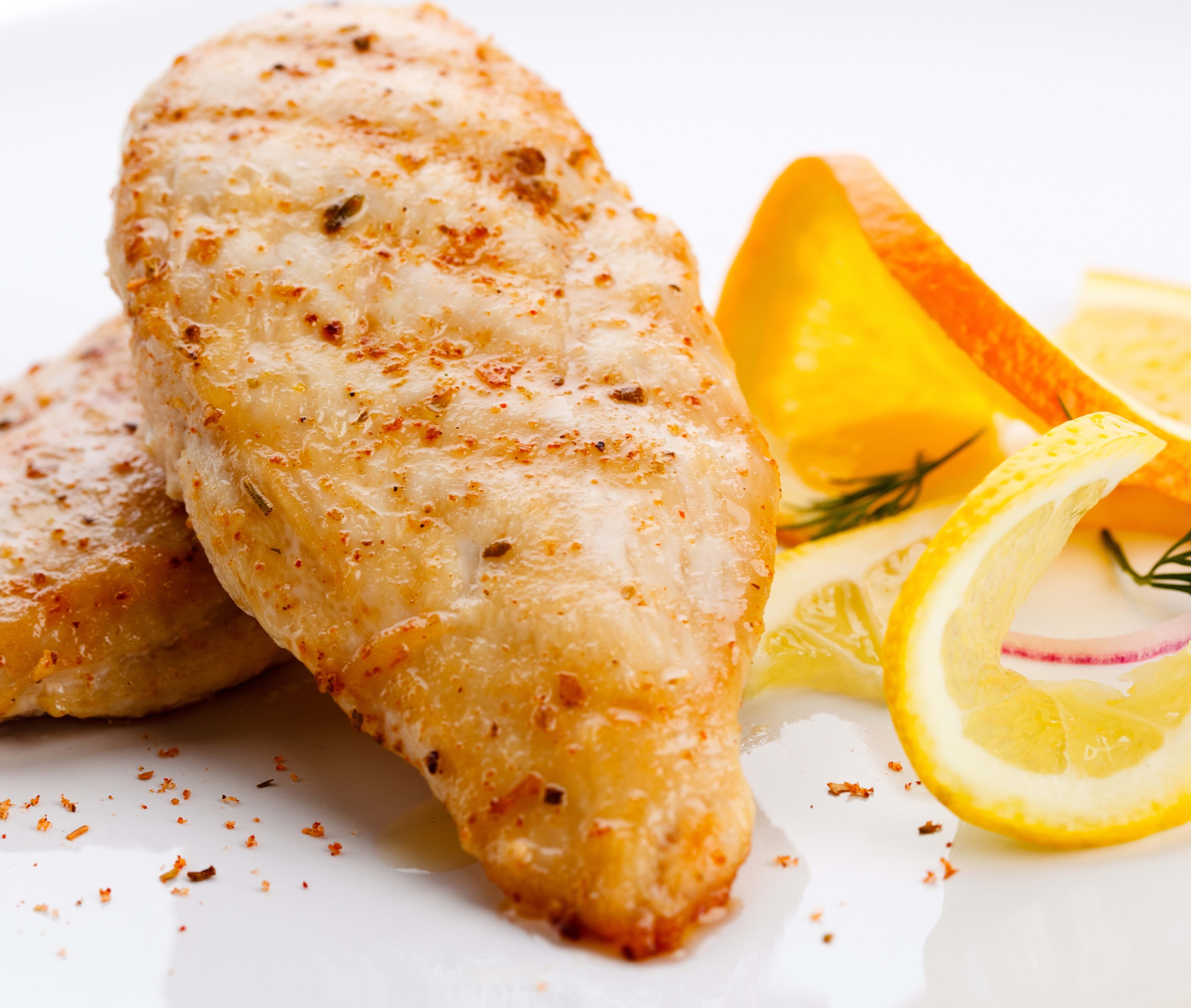 Grilled chicken with citrus