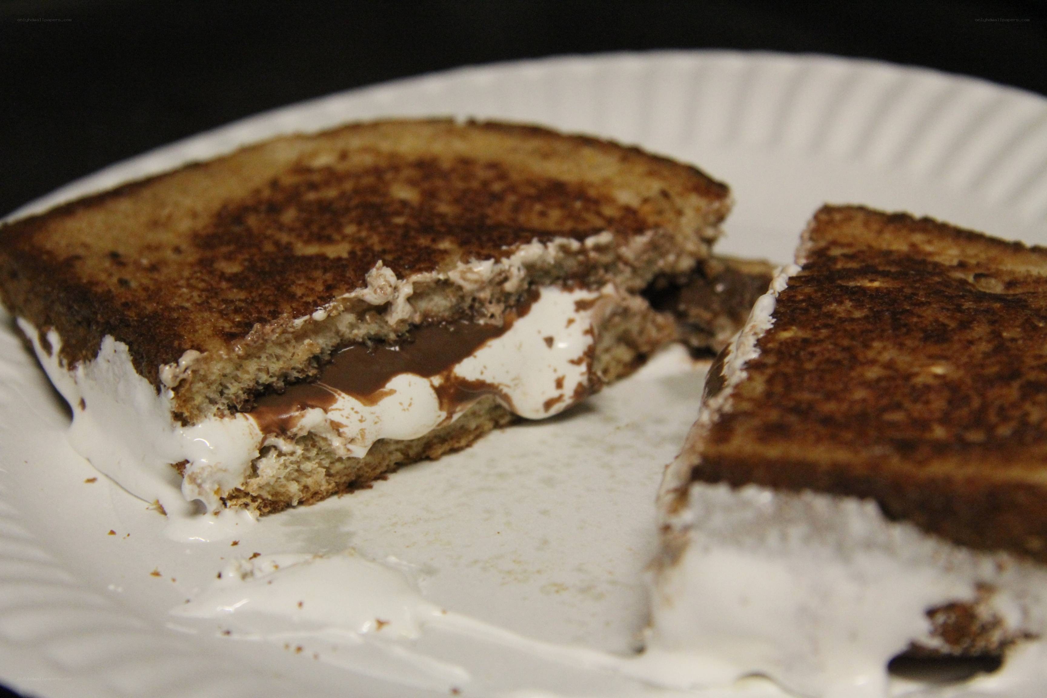 grilled marshmallow sandwich