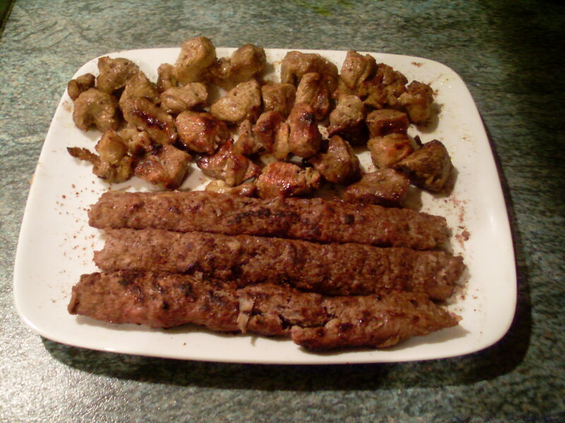 Grilled Meat on Plate