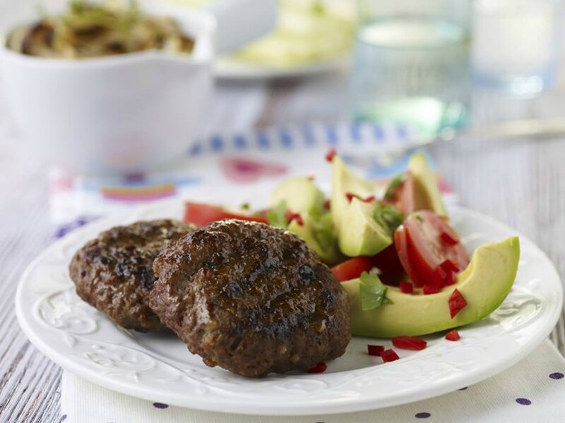 Grilled Meat Patties — White