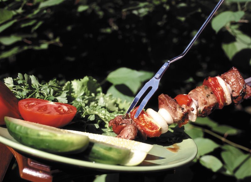Grilled Meat Skewer — Green