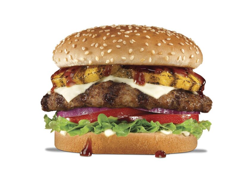 grilled pineapple burger