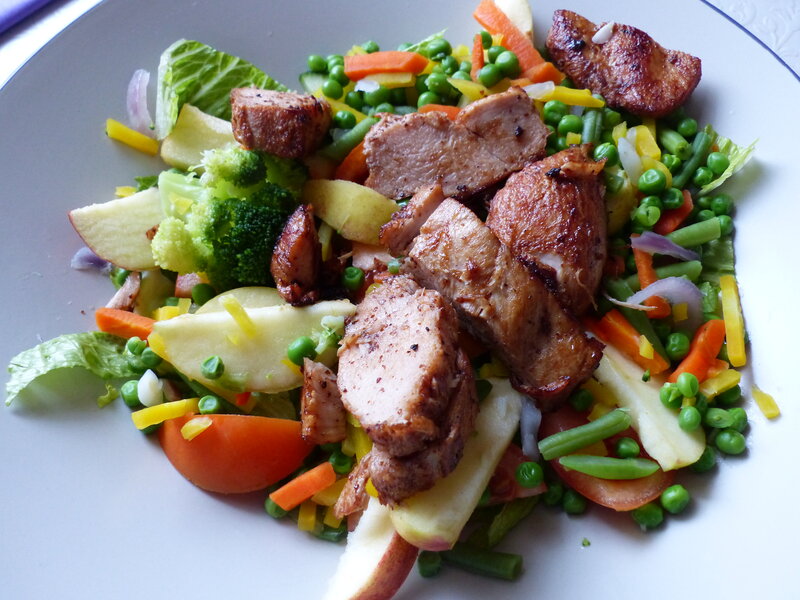 Grilled Pork Salad