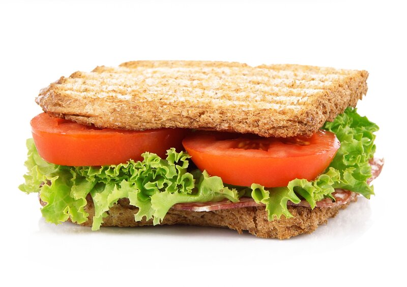 grilled sandwich with tomato and lettuce