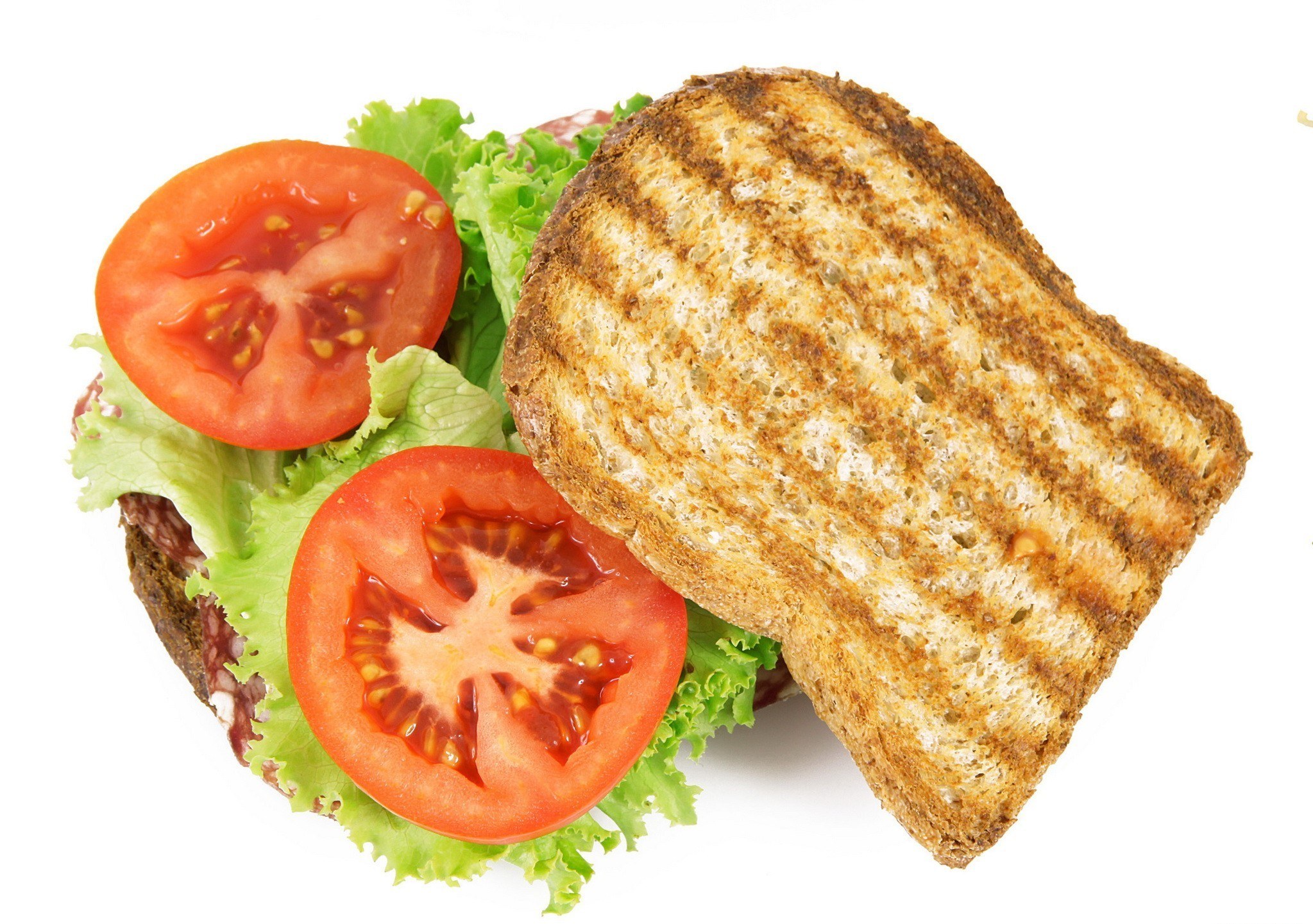 grilled sandwich with tomatoes