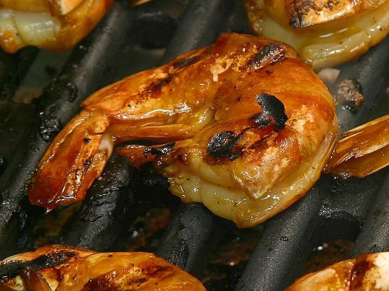 Grilled Shrimp on Grill