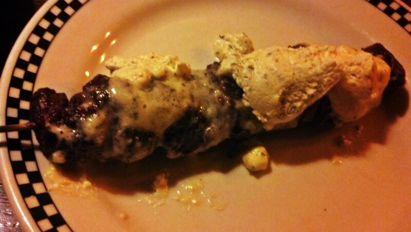 Grilled Skewer on Plate