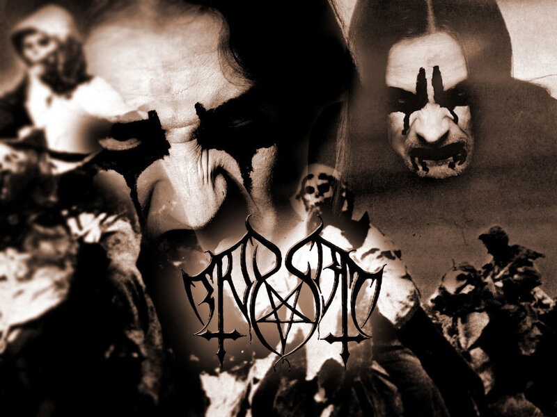 Grim metal band collage