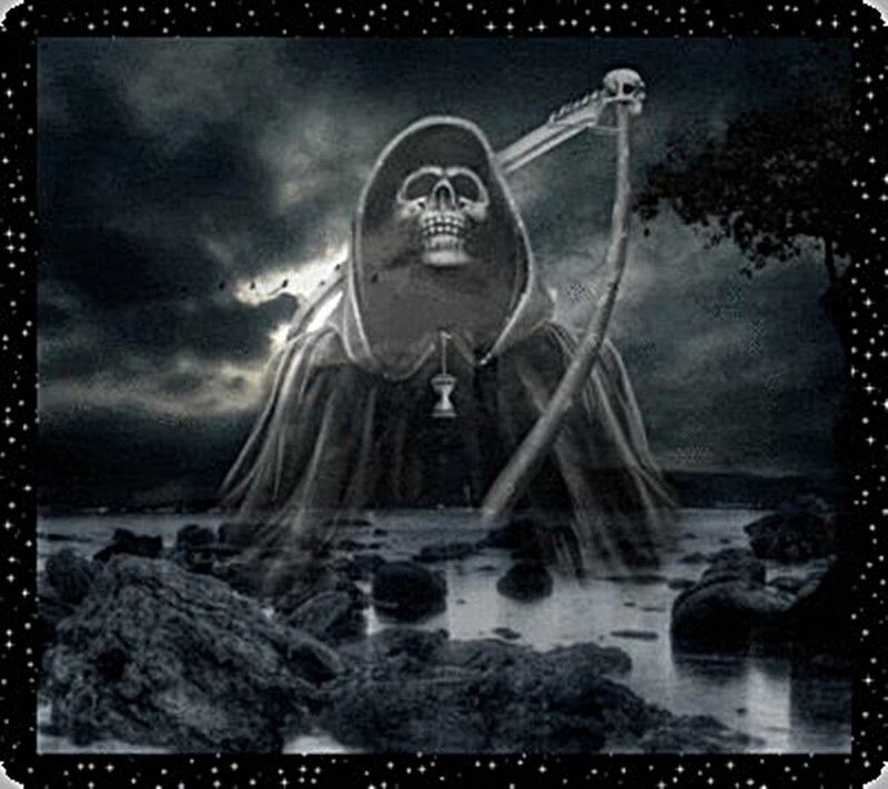 Grim Reaper Figure — Black