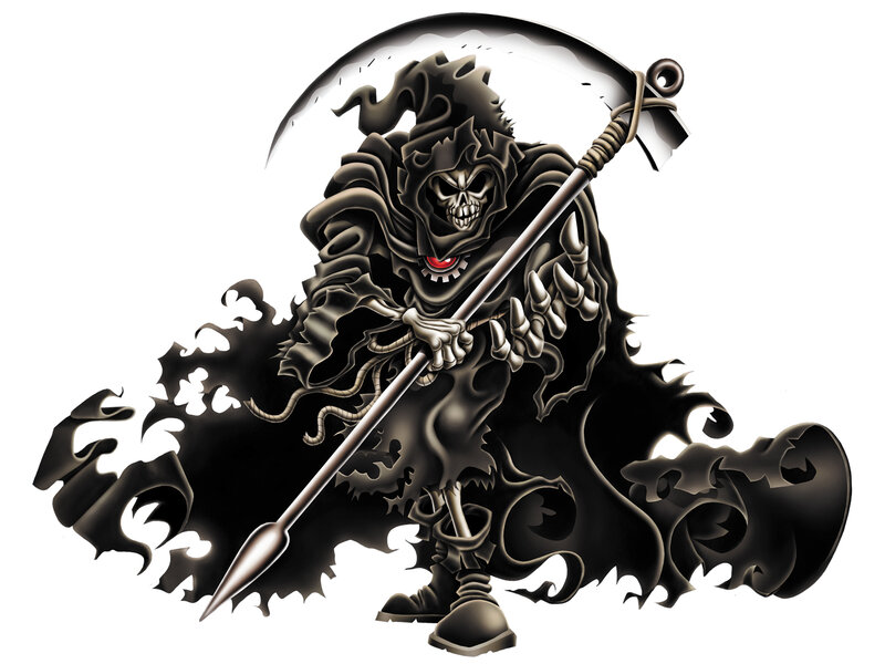 Grim Reaper Figure — Dark