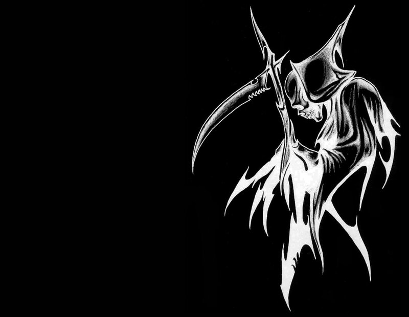 Grim reaper illustration