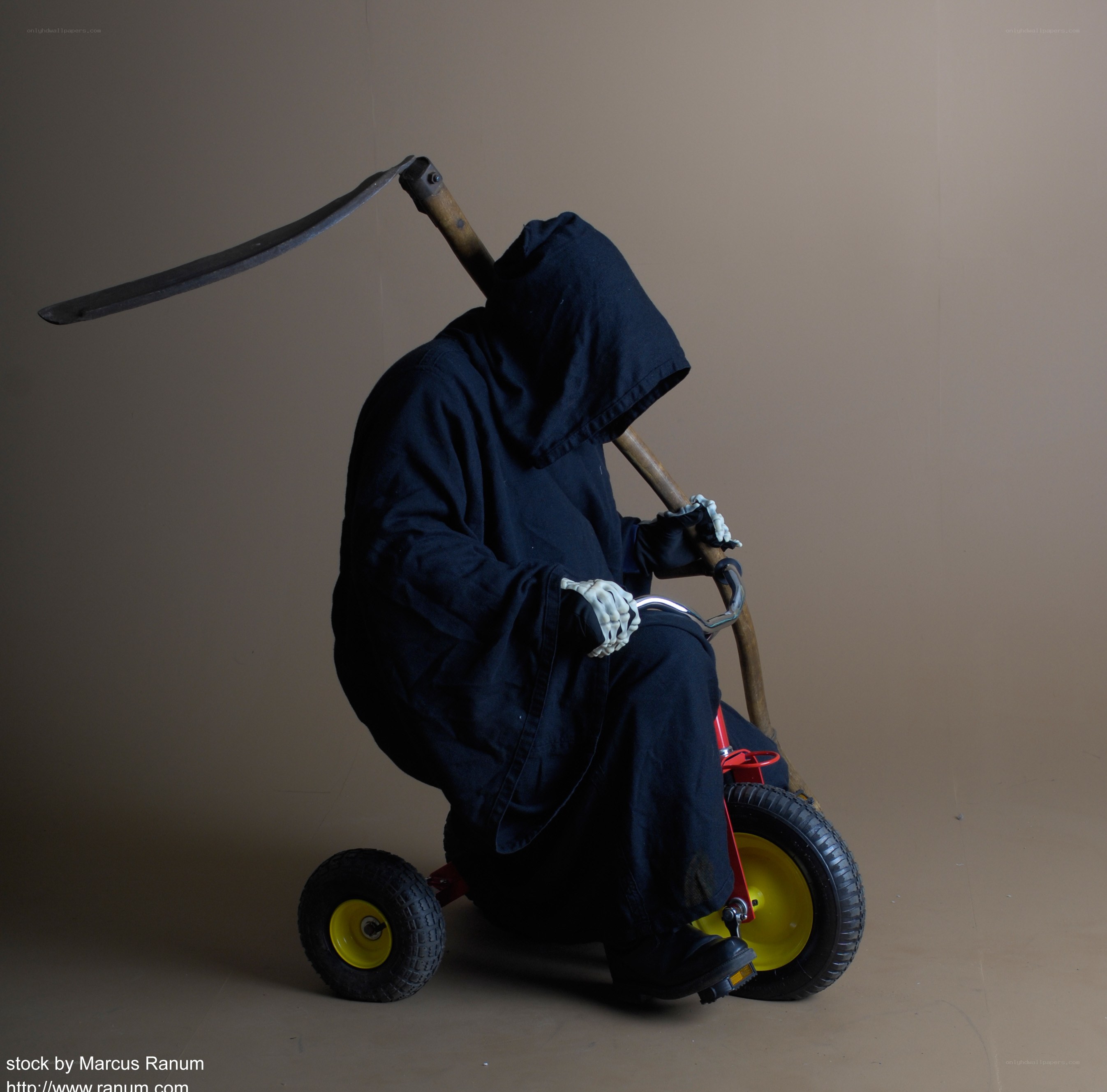 Grim Reaper on a tricycle