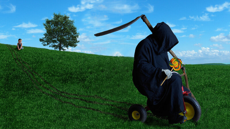 Grim Reaper on Tricycle