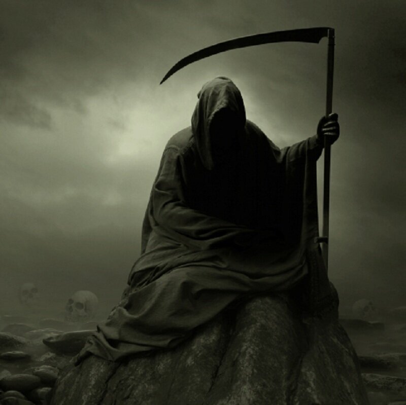 Grim Reaper Statue