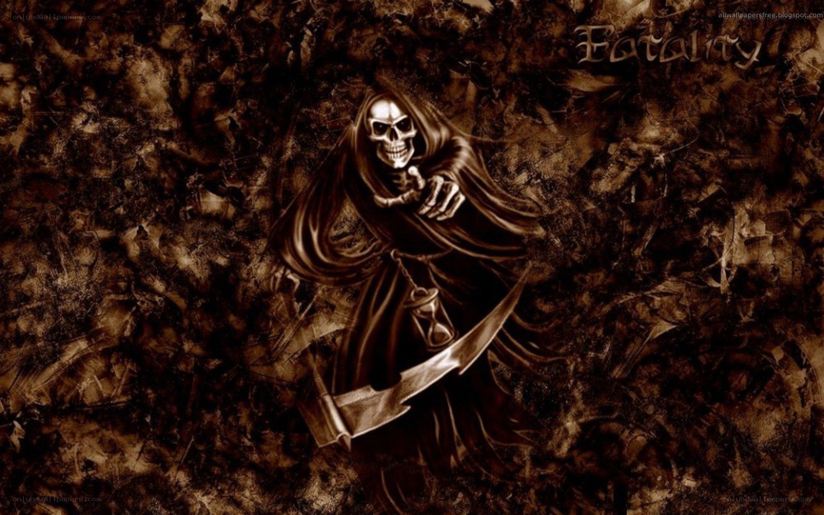 Grim Reaper with scythe