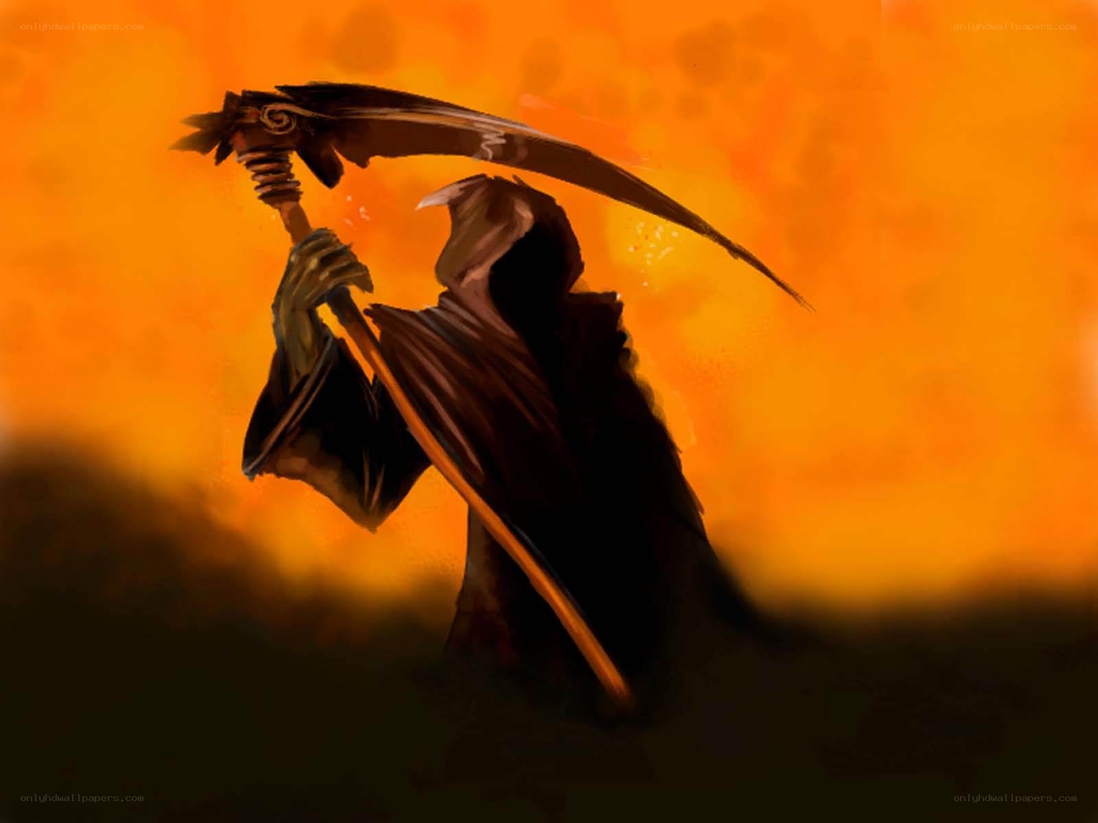 Grim Reaper with scythe