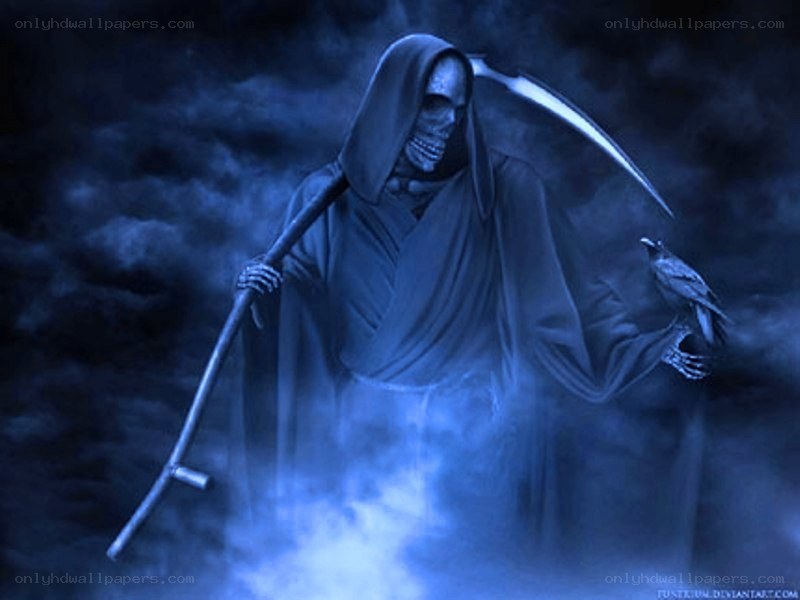 Grim Reaper with scythe